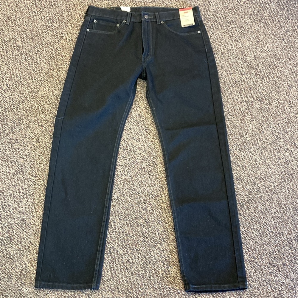Levi’s 550 Black Jeans size 34x32 NWT 100% cotton